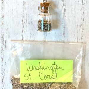 81. Washington coast beach sand necklace